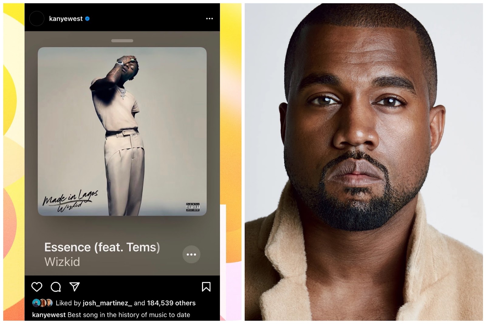Pour Kanye West, cette chanson de Wizkid est la « meilleure chanson de l’histoire de la musique » — Mbote