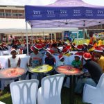 Kinshasa : au moins 300 enfants orphelins partagent ensemble le repas de Noël