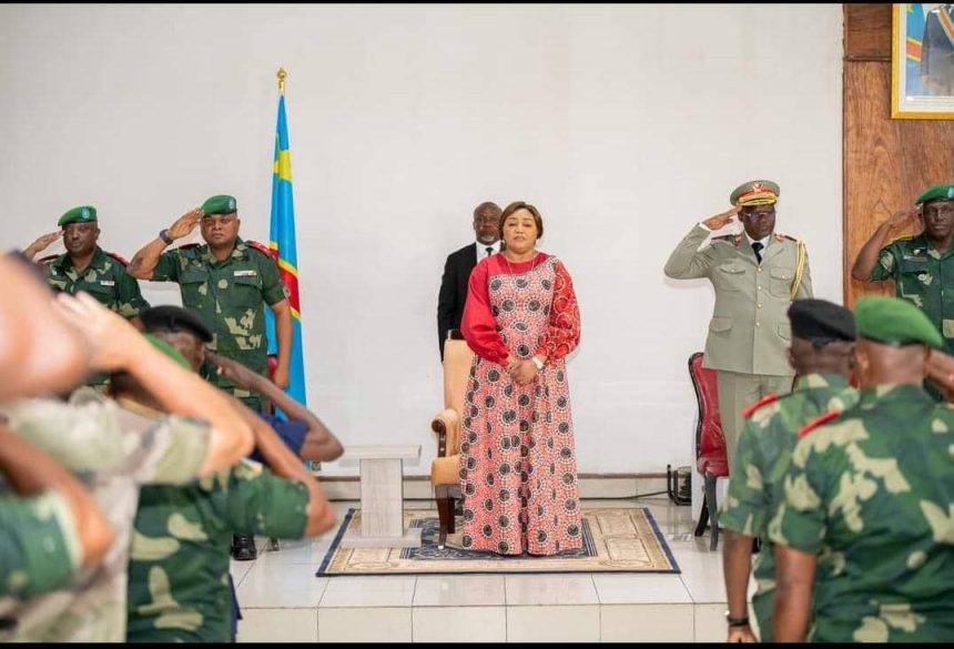 RDC : Marraine de la 6ème promotion de l’Ecole de Renseignement militaire, Dénise Nyakeru Tshisekedi plaide pour la présence féminine dans le commandement